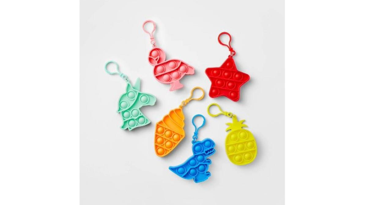 Spritz 6ct Bubble Pop Keychain Favors